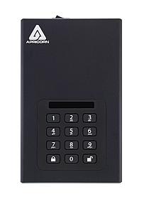Aegis Padlock DT 2TB Apricorn external HDD with password protection