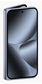 Google Pixel 10 Pro Fold stone colour folded view showing slim outer screen design