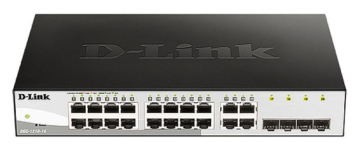 D-Link 16-Port Gigabit, L2, Smart Managed Switch