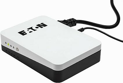 Eaton 3S Mini UPS top view with power plug Type F