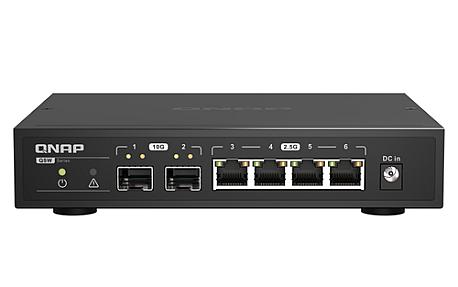 QNAP (QSW-2104-2S), 2.5G Ethernet, Unmanaged Switch