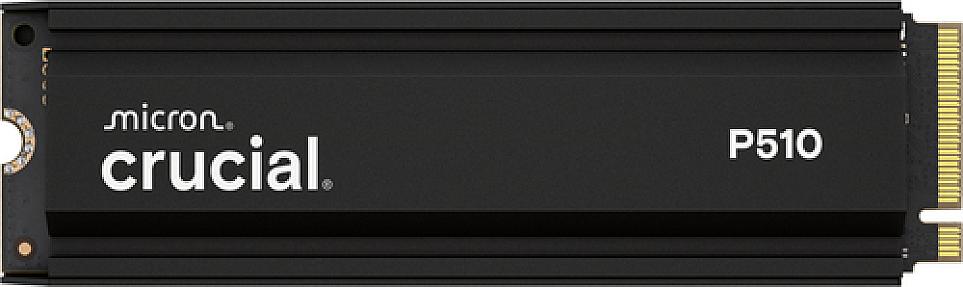 Crucial CT1000P510SSD5 1TB M.2 NVMe PCIe 5.0 SSD front view