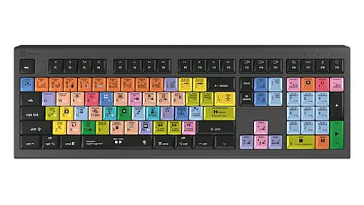 Logic keyboard LKB-LOGXP2-A2M-UK wired USB black front view image