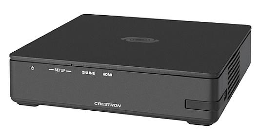 Crestron AM-3100-WF-I desktop 4K video conference device with PoE and USB connectivity