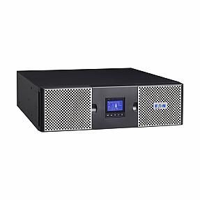 Eaton 9PX2200IRT3UBS 2200W online UPS front view with LCD display