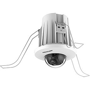 Hikvision DS-2CD2E43G2-U indoor wired dome IP camera mounted on ceiling
