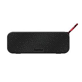Hama PowerBrick 2.0 8W wireless Bluetooth speaker front view in black