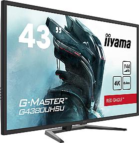 iiyama G-MASTER 43’’ 4K gaming monitor front view with LED display