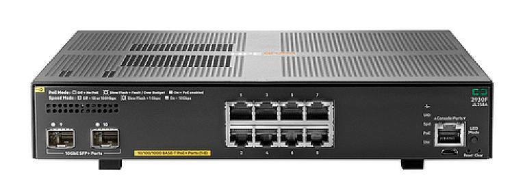 HPE Aruba 2930F 8G PoE+ 2SFP Gigabit L3, Managed Networking Switch