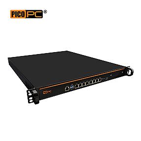 Intel i5-11400 1U rackmount server with 8GbE QSFP+ front view image