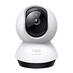 Tapo Pan Tilt AI Wi-Fi IP camera indoor white black spherical
