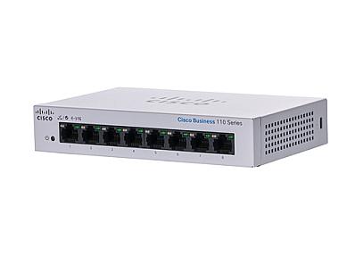 Cisco Business (CBS110-8T-D-UK), 8 Port GE, L2, Unmanaged Switch