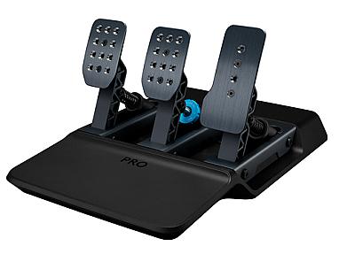 Logitech G PRO Racing Pedals set for PC, PS, and Xbox with adjustable pedal spacing