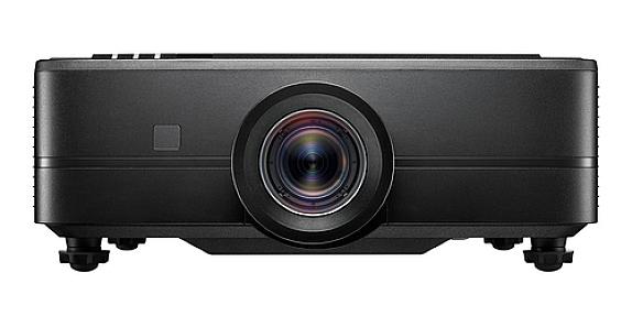 Optoma ZK810T 4K laser projector front view in black finish