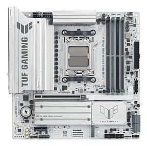 ASUS TUF Gaming B850M-PLUS WIFI7 W micro ATX motherboard white design