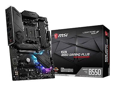MSI MPG B550 GAMING PLUS ATX AM4 Motherboard