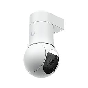 Ubiquiti G5 PTZ 4MP indoor outdoor wired IP camera mounted on wall with night vision