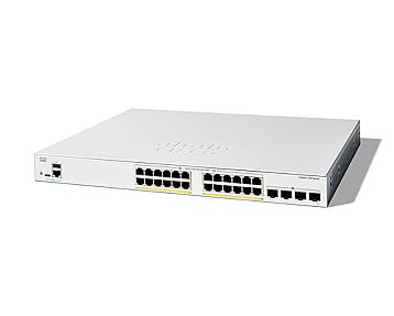 Cisco Catalyst (C1300-24FP-4X), 24 Port GE, Full PoE 4x10GE SFP+, Managed Switch