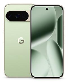 Google Pixel 10 Pro rear view triple camera 50 MP green finish
