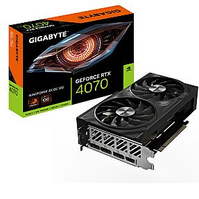 Gigabyte GeForce RTX™ 4070 WINDFORCE 2X OC 12GB GDDR6X PCIe 4.0 4x Displays Graphics Card