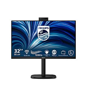 Philips 3000 Series 32B2U3601H/00 31.5-inch Quad HD LCD monitor with 2560 x 1440 resolution in black