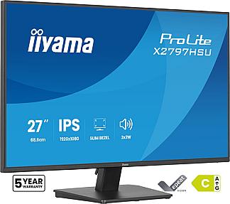 iiyama ProLite X2797HSU-B1 27-inch Full HD monitor with 1920 x 1080 resolution and 4 ms response time