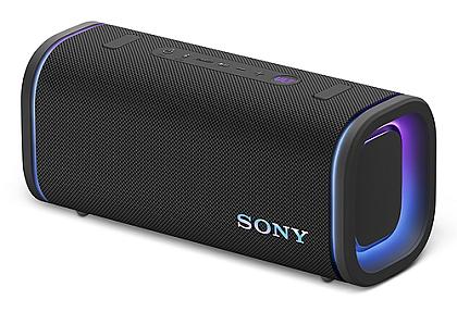 Sony ULT Field 5 portable speaker with shoulder strap attached