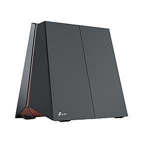TP-Link Archer GE550 Wi-Fi 7 tri-band tabletop gaming router in black for ultra-fast wireless networking