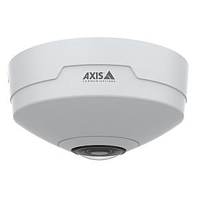 Axis M4328-P 12MP indoor wired PTZ IP camera mounted on ceiling with 360° fisheye view