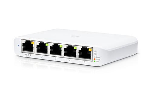 Ubiquiti UniFi Flex Mini, Gigabit PoE, Managed Network Switch