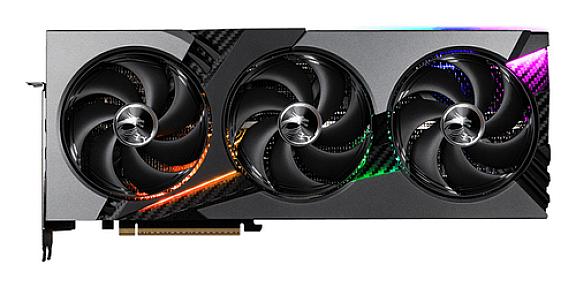 MSI RTX 5070 graphics card front view with RGB lighting
