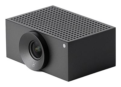 Huddly Crew Add-On L1 4K webcam capturing wide-angle video with AI speaker tracking