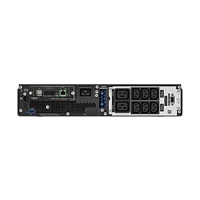 APC Smart-UPS 2200VA on-line 2U rackmount UPS front view black