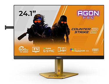 AOC AGON PRO CS24A 24.1-inch Full HD LED gaming monitor with 1920 x 1080 resolution in black
