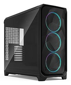 Fractal Design Meshify 3 XL black full tower PC case front mesh view