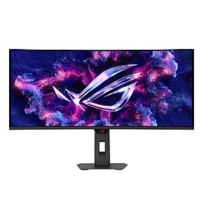 ASUS ROG Strix OLED XG34WCDG 34-inch QD-OLED gaming monitor with 3440 x 1440 resolution in black