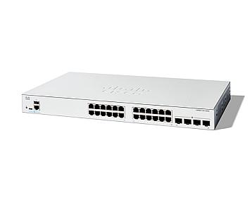 Cisco Catalyst (C1200-24T-4G), 24 Port GE, 4x1GE SFP, Managed Smart Switch