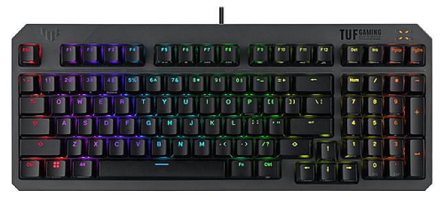 ASUS TUF Gaming K3 Gen II 96% wired RGB keyboard with opto mechanical switches
