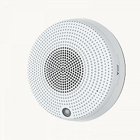 Axis C1410 Mk II white speaker front view for 2-way wired audio