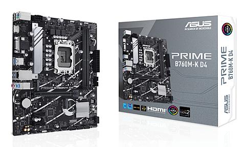 Asus PRIME B760M-K D4 Micro ATX LGA1700 Motherboard