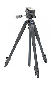 Slik Video Sprint III 3-leg professional video tripod side angle