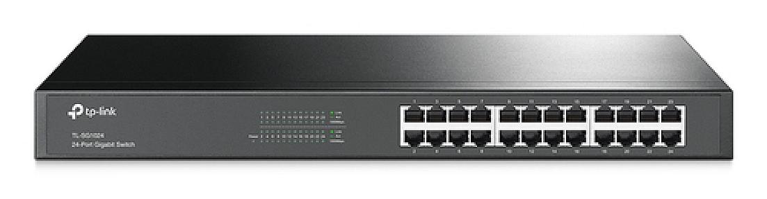 TP-Link (TL-SG1024), L2, Gigabit Ethernet, Full duplex, Unmanaged Switch