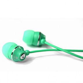 Jivo Jellies wired in ear earphones turquoise with tangle resistant cable for everyday music listening
