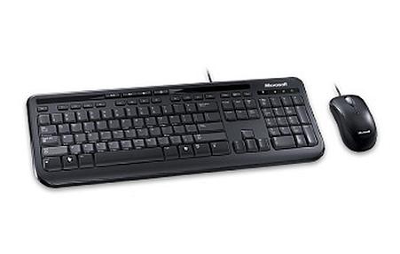 Microsoft 600 Wired Keyboard And Mouse Set, QWERTY