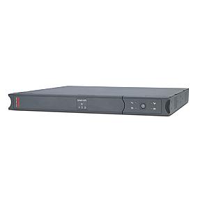 APC Smart-UPS SC 450VA rackmount UPS front view grey design