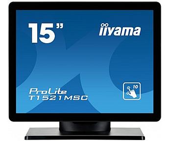 iiyama ProLite T1521MSC-B1 15-inch LED touchscreen monitor with 1024 x 768 resolution in black